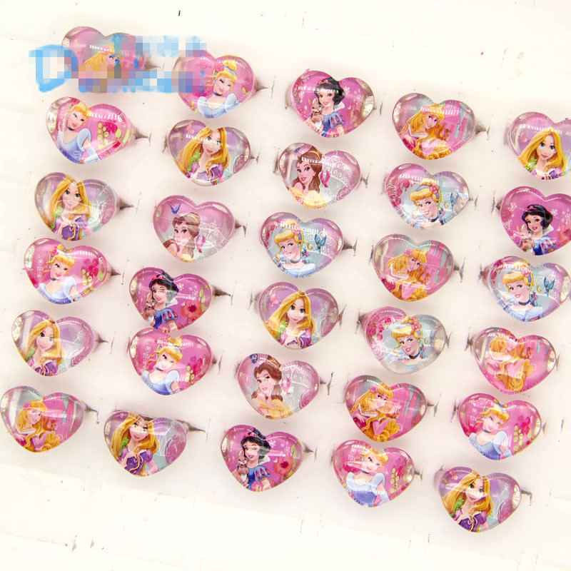12PCS Disney Princess การ์ตูนนิ้วมือของเล่นเด็ก Happy Birthday Party โปรดปรานสาวน่ารัก Giveaway ของที่ระลึก