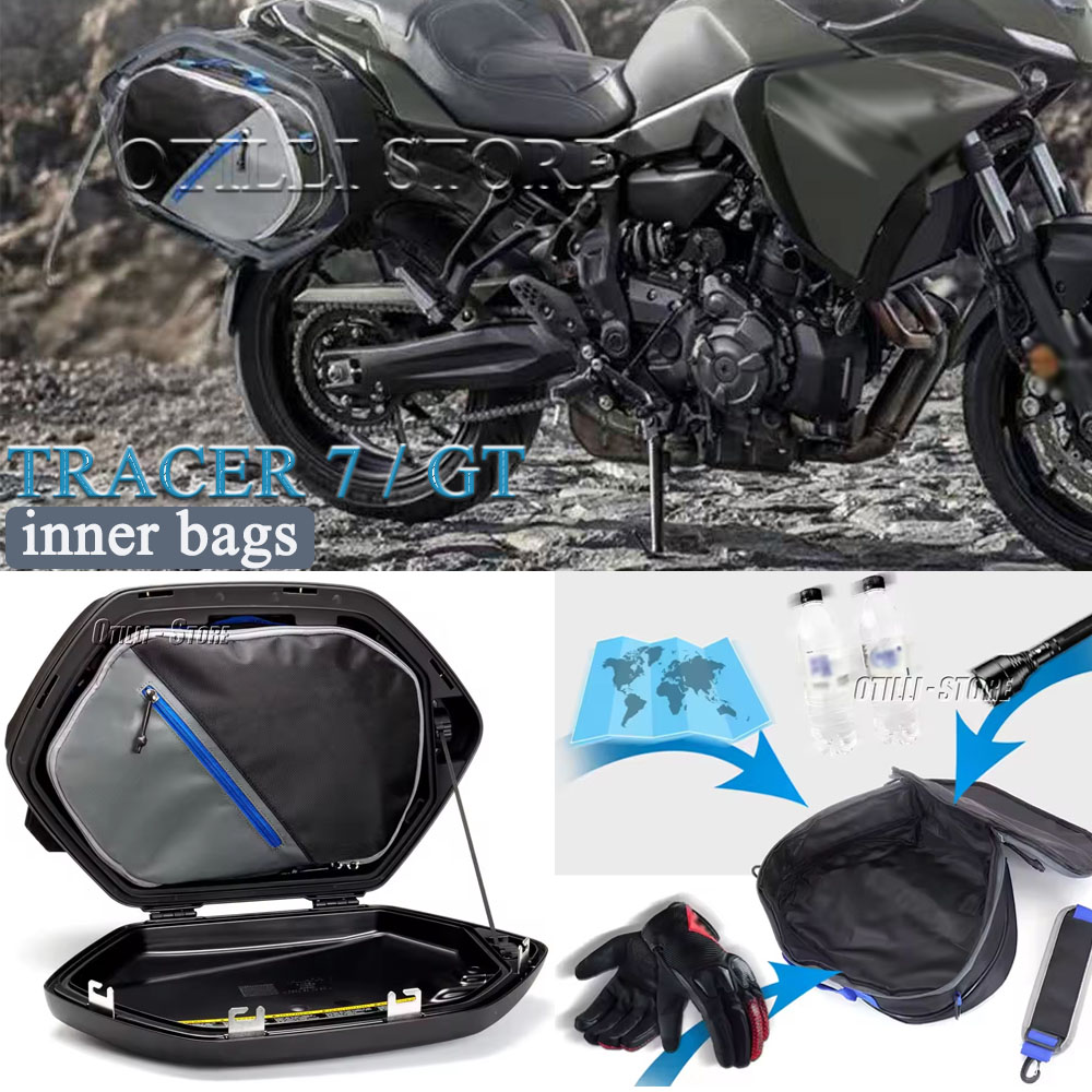 Новая сумка для аксессуаров для мотокросса, внутренняя сумка TRACER 7 GT 2021-2024, седельная сумка для Yamaha Tracer 7 700, седельные сумки для багажа