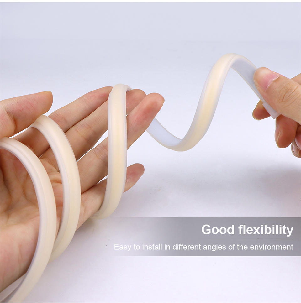 10M 5M 3M COB LED Light Strip 220V IP65 Waterproof Diode Tape 288LED/M High Lumen Neon Tube Lamp Tape Kitchen Closet Backlight