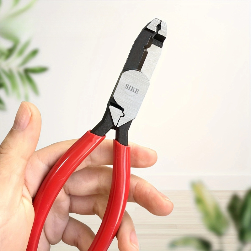 Alicate multi-desmontagem para remoção de ferrugem/antiderrapante/damação, chave de fenda, corte rápido e corte, friso, remoção de fio, nailer
