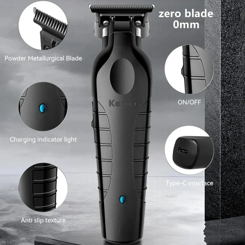 Kemei KM-2299 USB Fast Charging Clippers Barber Machine 1200MA Rechargeable Cordless Hair Trimmer Kemei Electric Hair Clipper