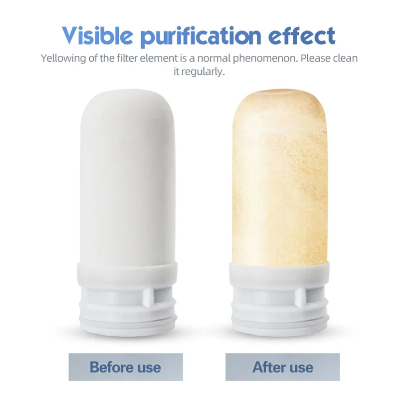 Household Faucet Water Purifier Ceramic Filter Core Water Purifier Tap 5-layer filtration Water Filter Cleanable filter element