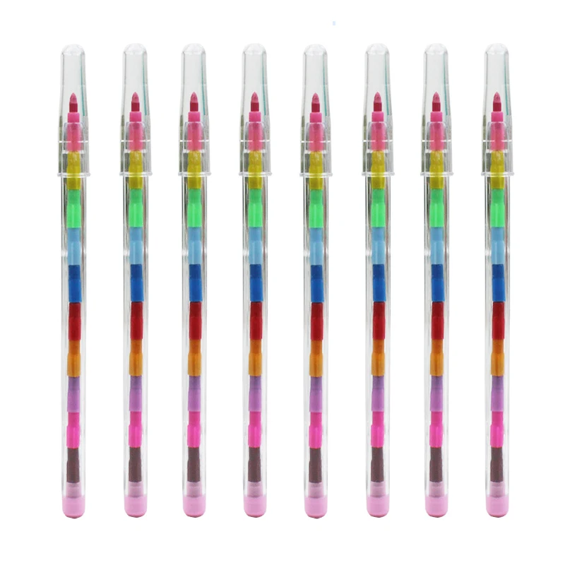 4 Màu Sắc 10 DIY Có Thể Thay Thế Bút Sáp Dầu Pastel Sáng Tạo Bút Chì Màu Graffiti Bút Dành Cho Trẻ Em Học Vẽ Tranh Dễ Thương Văn Phòng Phẩm