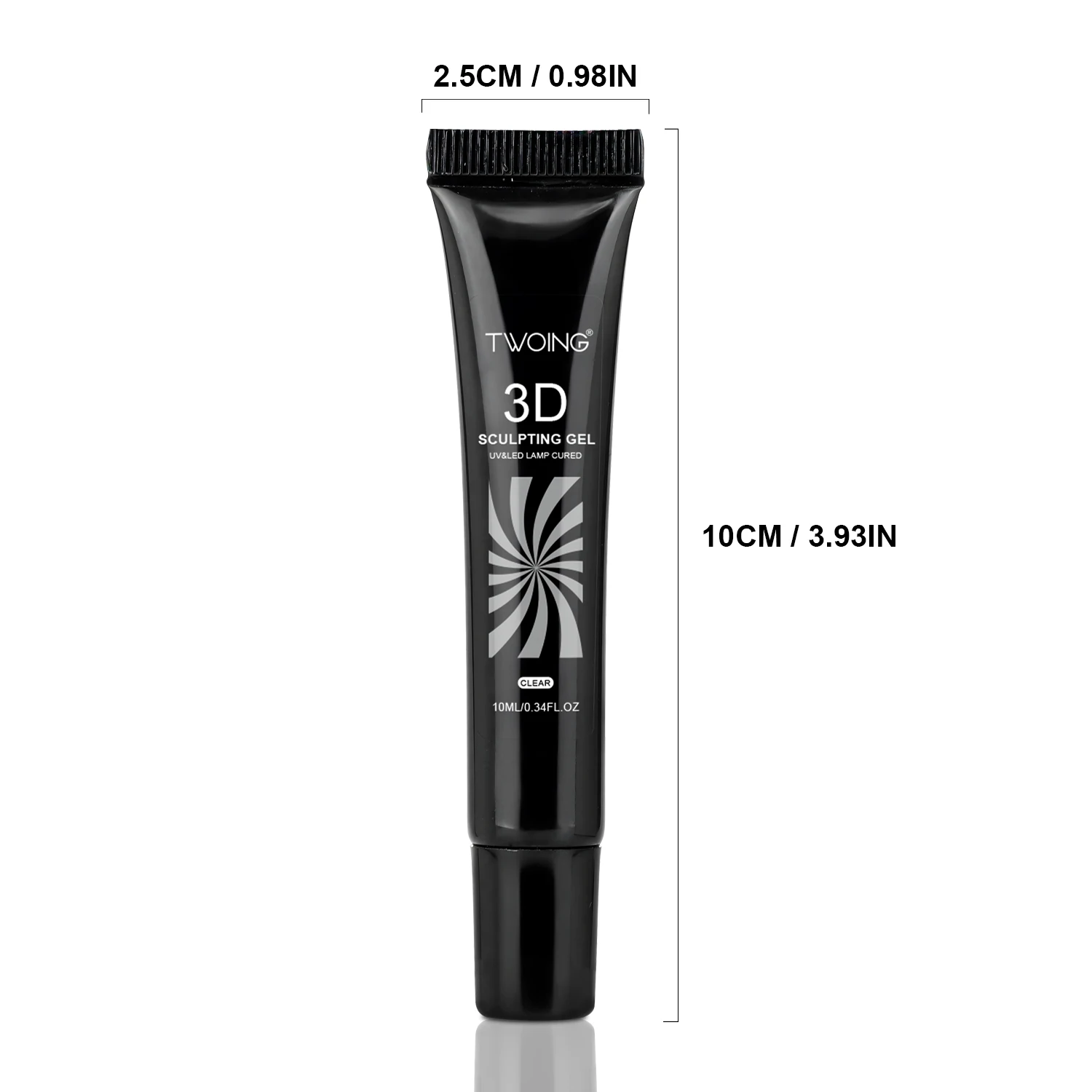 Gel para decoración de uñas 3D de 10 ml: diseños de bricolaje, gel para esculpir resistente al agua, gel para diseño de uñas resistente al agua para tallas y formas intrincadas