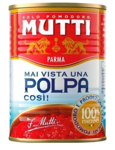 Italienisches Tomaten pulpe-mutti 400g
