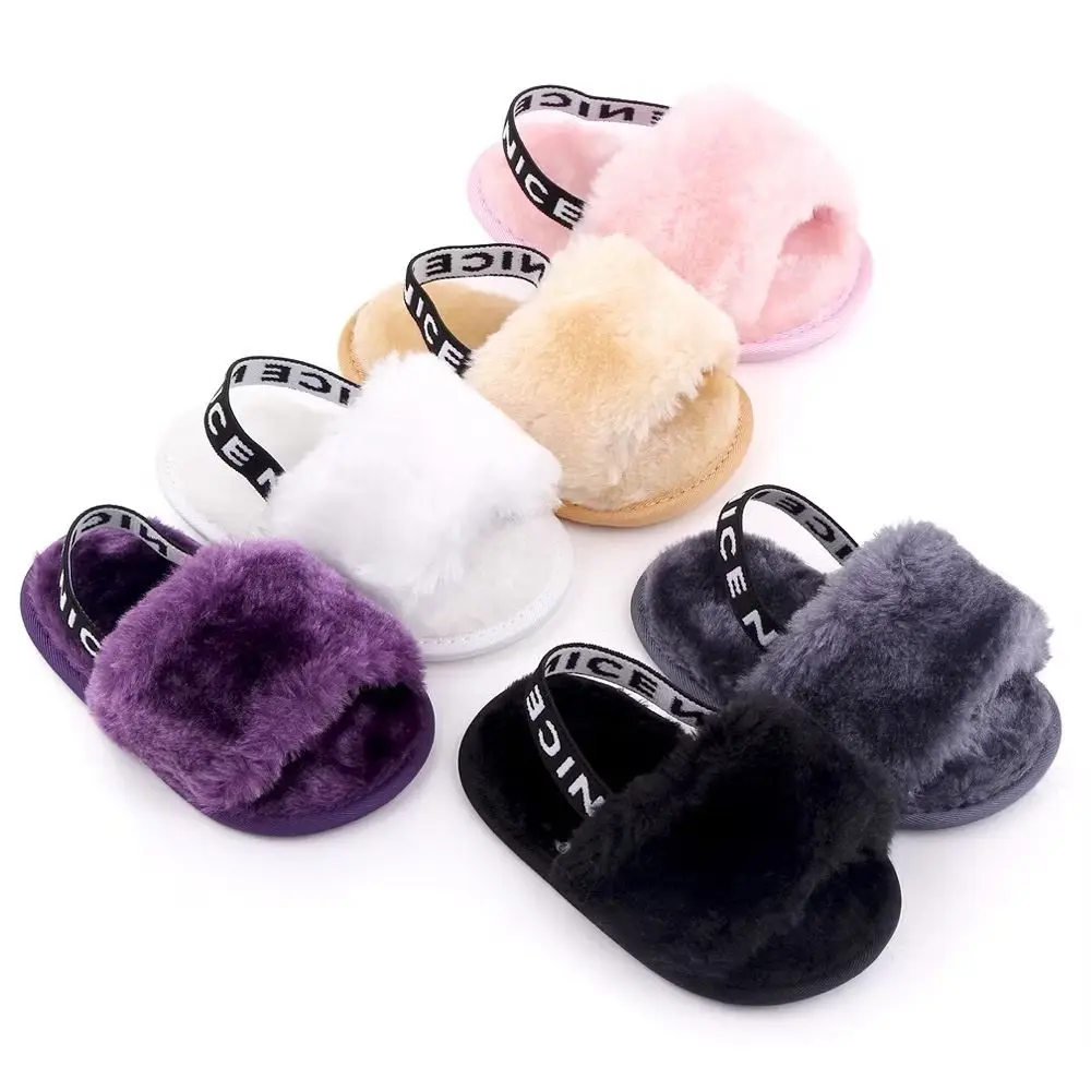 Plüsch süße Baby Kleinkind Schuhe Baby Sandalen Baby Hausschuhe geeignet für neugeborene Baby Mädchen Jungen