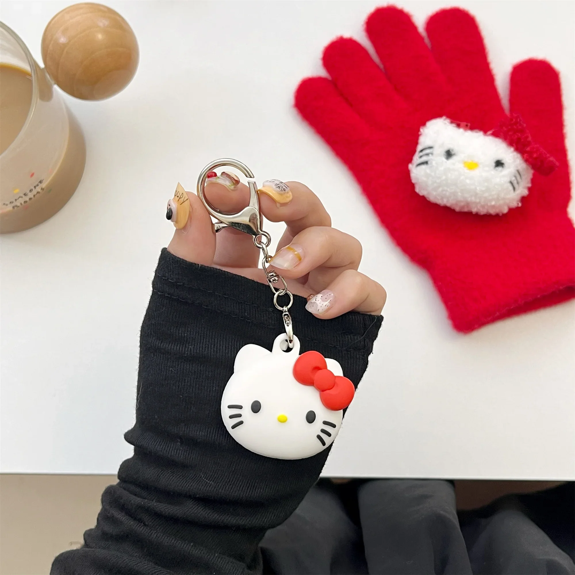 Cartoon silicone Soft Protective For AirTag Case Locator Tracker Keychain Shell for Air Tag Case Cover