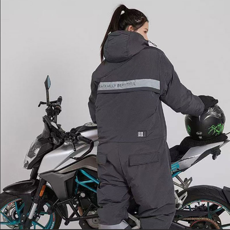 Motorradfahren Kalte Kleidung Winter Warme Winddichte Kleidung Integrierte Schnell Dressing Ski Angeln Anzug Motorrad Ausrüstung