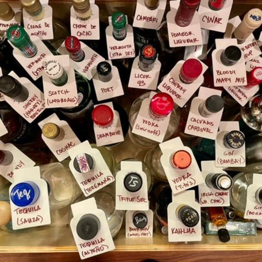 100pcs Wine Bottle Tags for Cellar Collection Champagne Hanging Labels for Name Year Tasting Notes,Collection Tracking Accessory