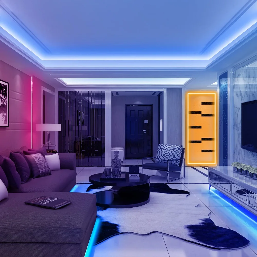 5V LED Strip Light RGB With USB 24Key Infrared Remote Control For Color Change Brightness SMD Suitable For Holiday Decoration