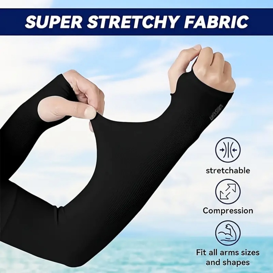 4 paar zomer ijszijde zonbescherming ijs mouw unisex mode buitensporten fietsen rijden zonbescherming arm mouw