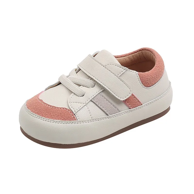 DIMI printemps/automne bébé enfant en bas âge chaussures doux respirant microfibre cuir infantile baskets 0-3 ans plat marcheur chaussures
