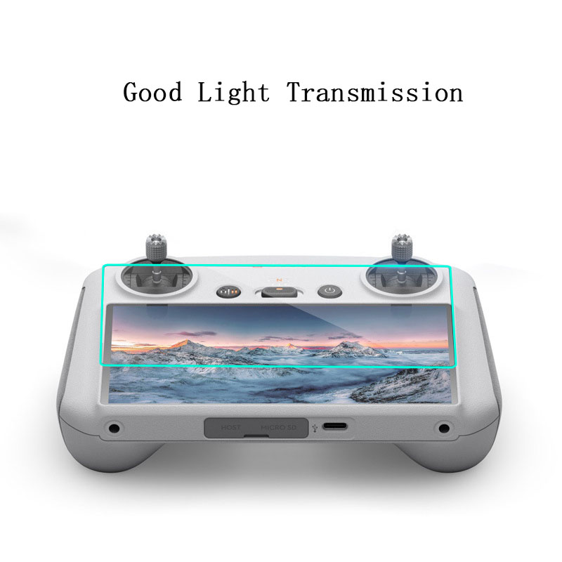 HD Tempered Glass Film for DJI Mini 4 Pro RC 2 Remote Control Anti-scratch Screen Protector Mini 4 Pro RC2 Remote Accessories