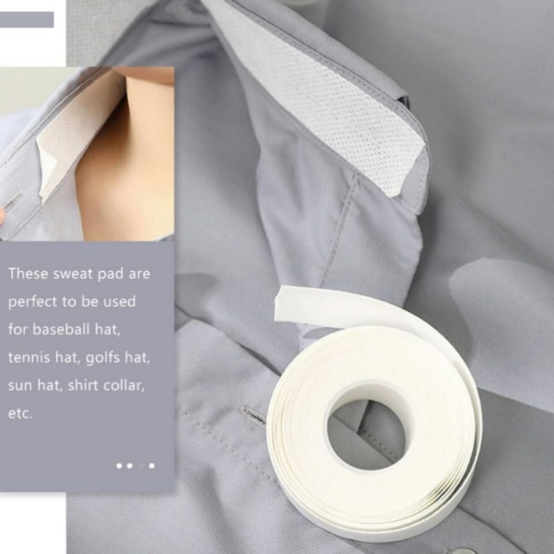 Absorb Sweat Collar Sticker Cuff Sweat Absorbing Adhesive Tape Shirt Anti Dirty Collar Stickers Hat Anti Sweat Penetration Patch