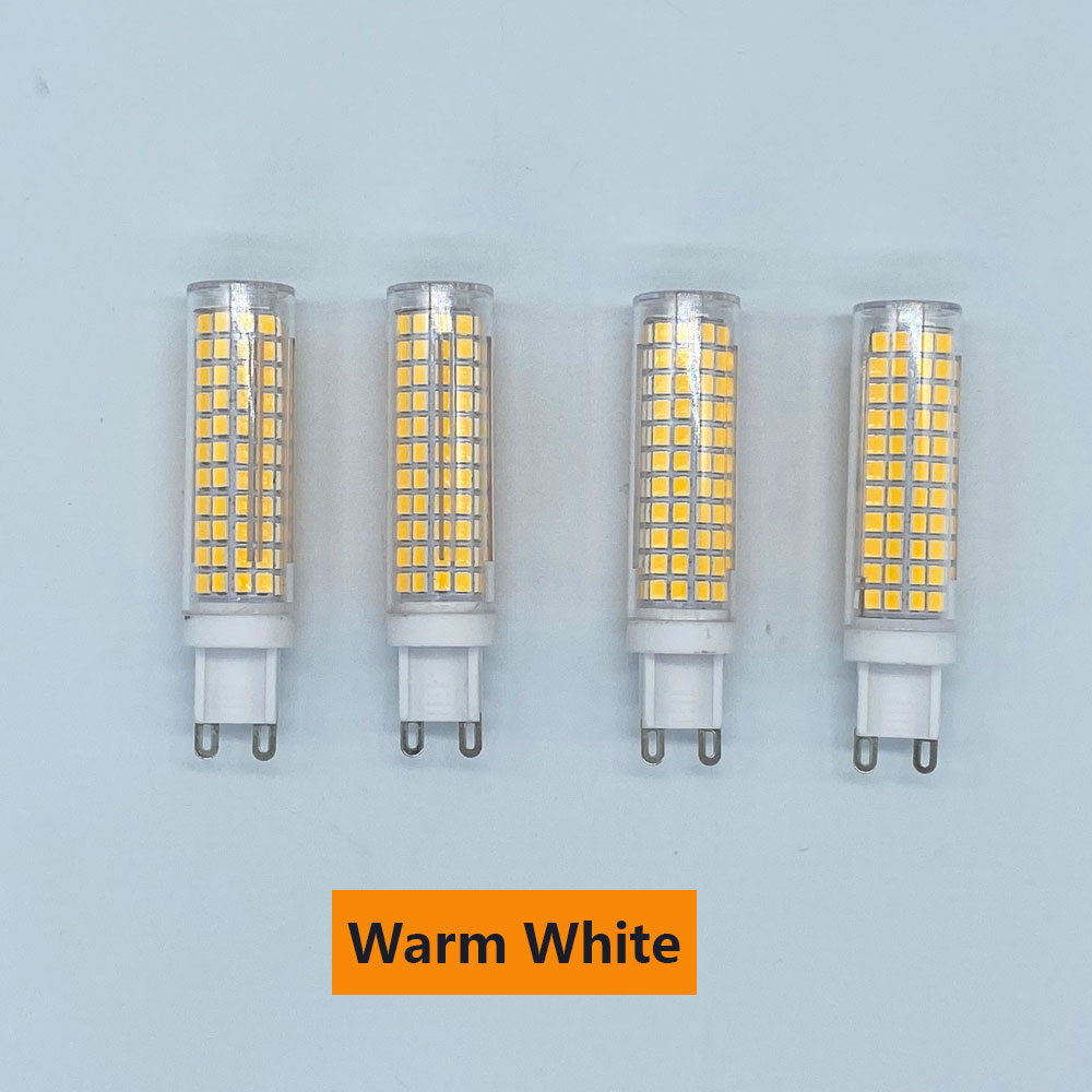 Bombilla led G9 9W 15W 20W 25W 110V 220V G9 lámpara led SMD2835 G9 luz de maíz reemplazar 30W 40W 50W 70W 80W iluminación de araña halógena