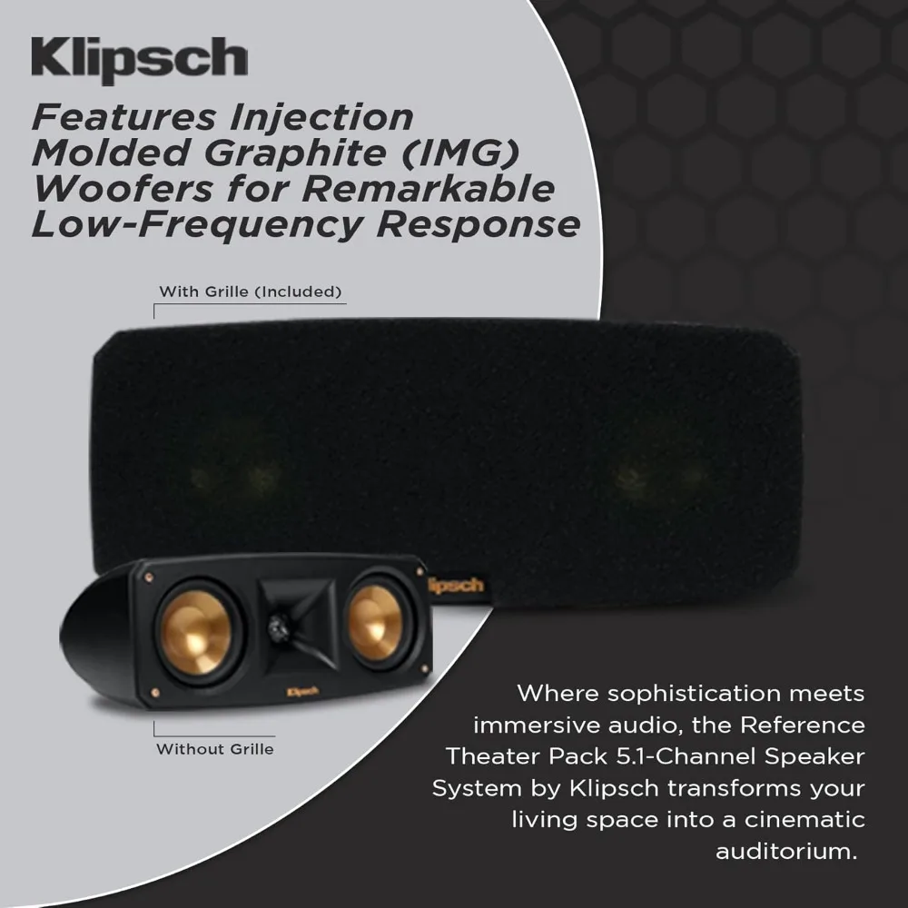 Reference Theater Pack 5.1-Channel Speaker System + Onkyo TX-SR3100 80W 5.2-Channel AV Receiver