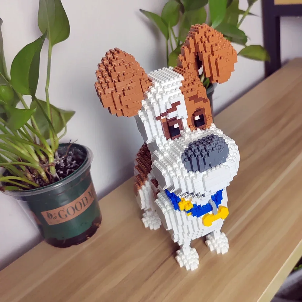 KNEW BUILT Yorkshire Terrier, модель собак, микро-мини-строительные блоки: развивающие игрушки для отдыха для любителей домашних животных, подарки и декор