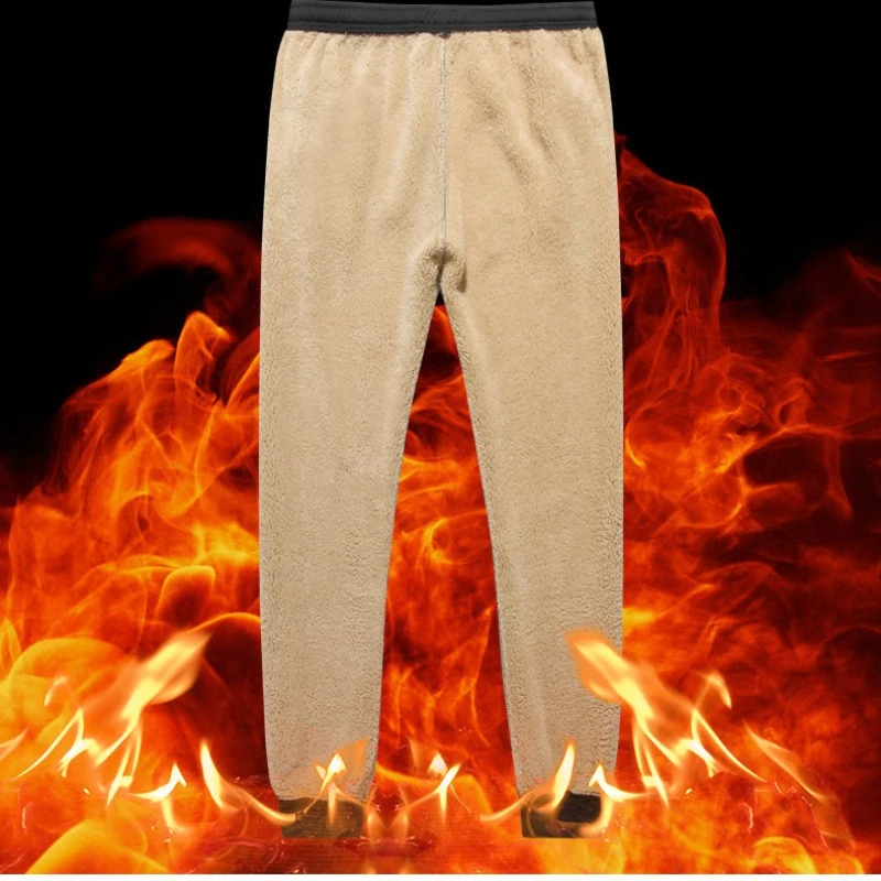Inverno masculino lã de cordeiro engrossado quente roupas esportivas novo casual cordão jogging calças masculinas de algodão de alta qualidade