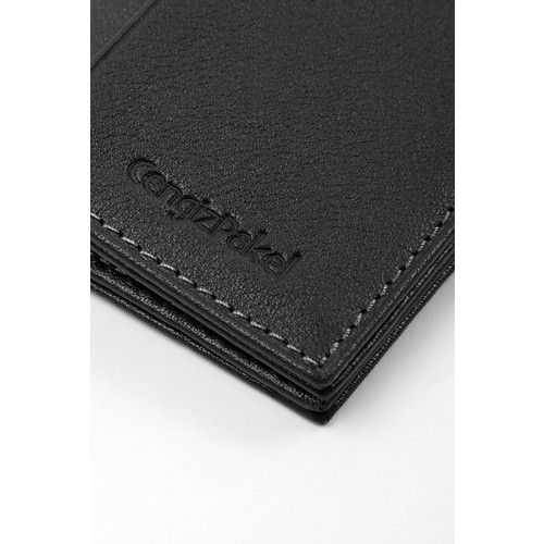 Dompet Kartu Hitam Kulit 2305T