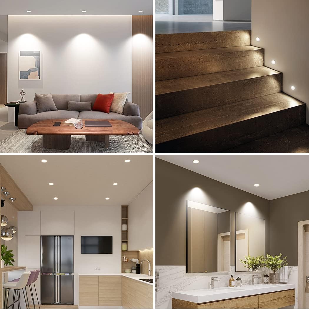 Mini-LED-Strahler, Einbau-Downlight, dimmbares Downlight, Deckenleuchte, Vitrine-Display-Beleuchtung, 1 W, DC12 V, 15 mm Ausschnitt, IP65