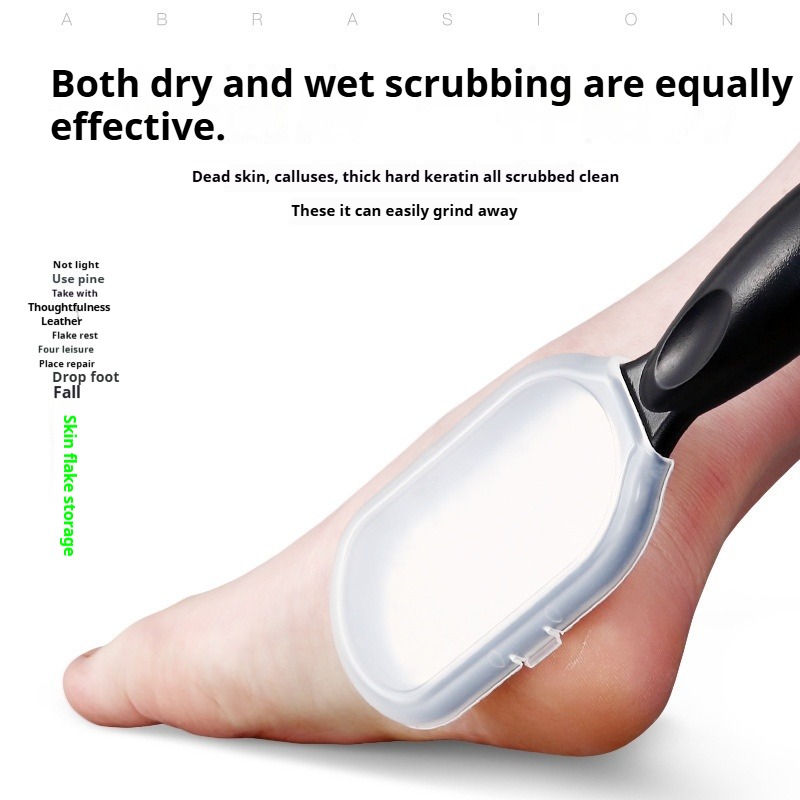 1PCS Double-sided foot file, heel and sole grater, pumice stone, foot scrubber, callus remover, foot care tool, home pedicure