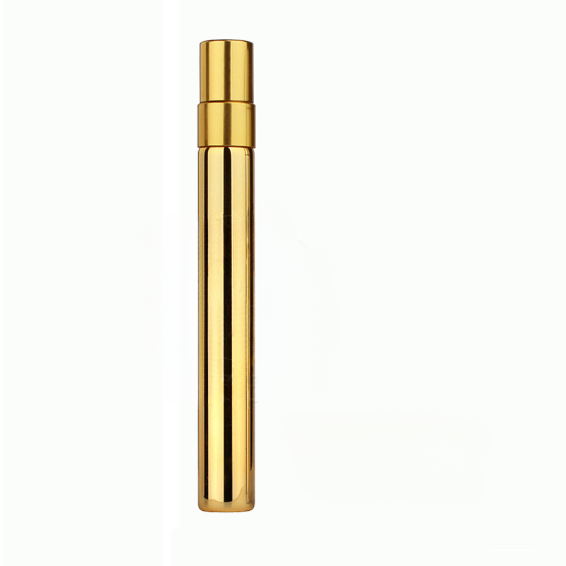 Mini botella de Perfume de vidrio portátil de 10ML, botella pulverizadora de Perfumes de bolsillo pequeño, Mini botella rellenable de Perfume, botellas de Perfume de vidrio