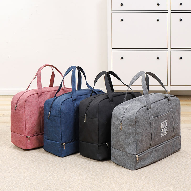 Mode Falten Reisetasche Unisex Oxford Reise Wochenende Übernachtung Taschen Große Kapazität Hand Gepäck Tote Duffel Zugriffs Liefert