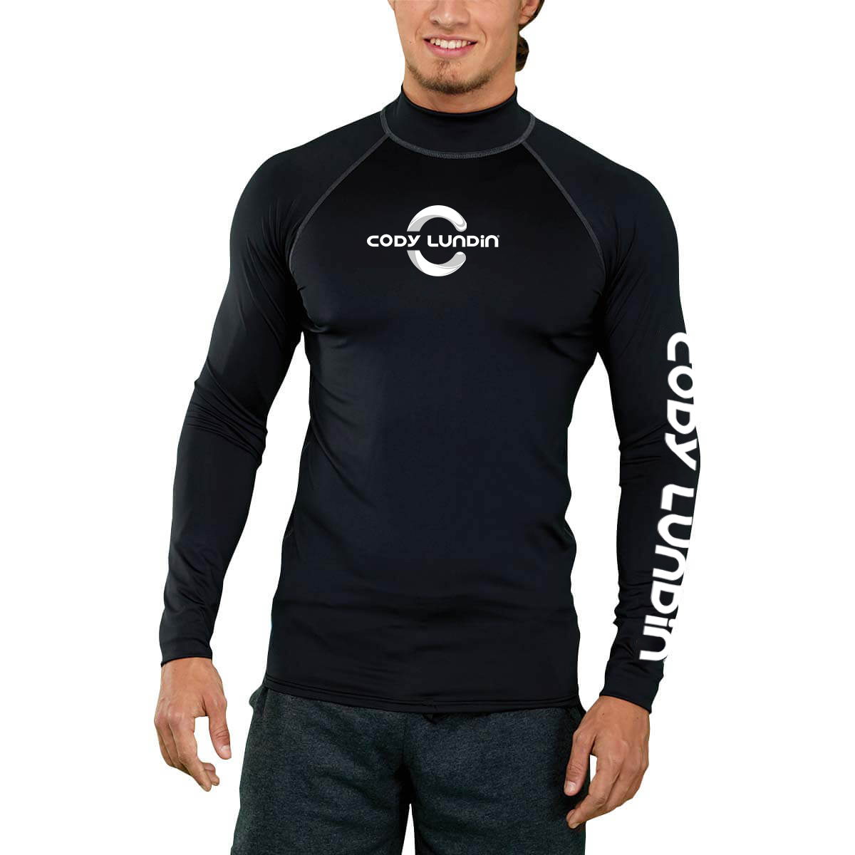 Cody Lundin メンズ 長袖シャツ UPF 50+ UV 保護 日焼け止め スウェットシャツ ハイキング ランニング ワークアウト 水泳 サーフ ラッシュガード用