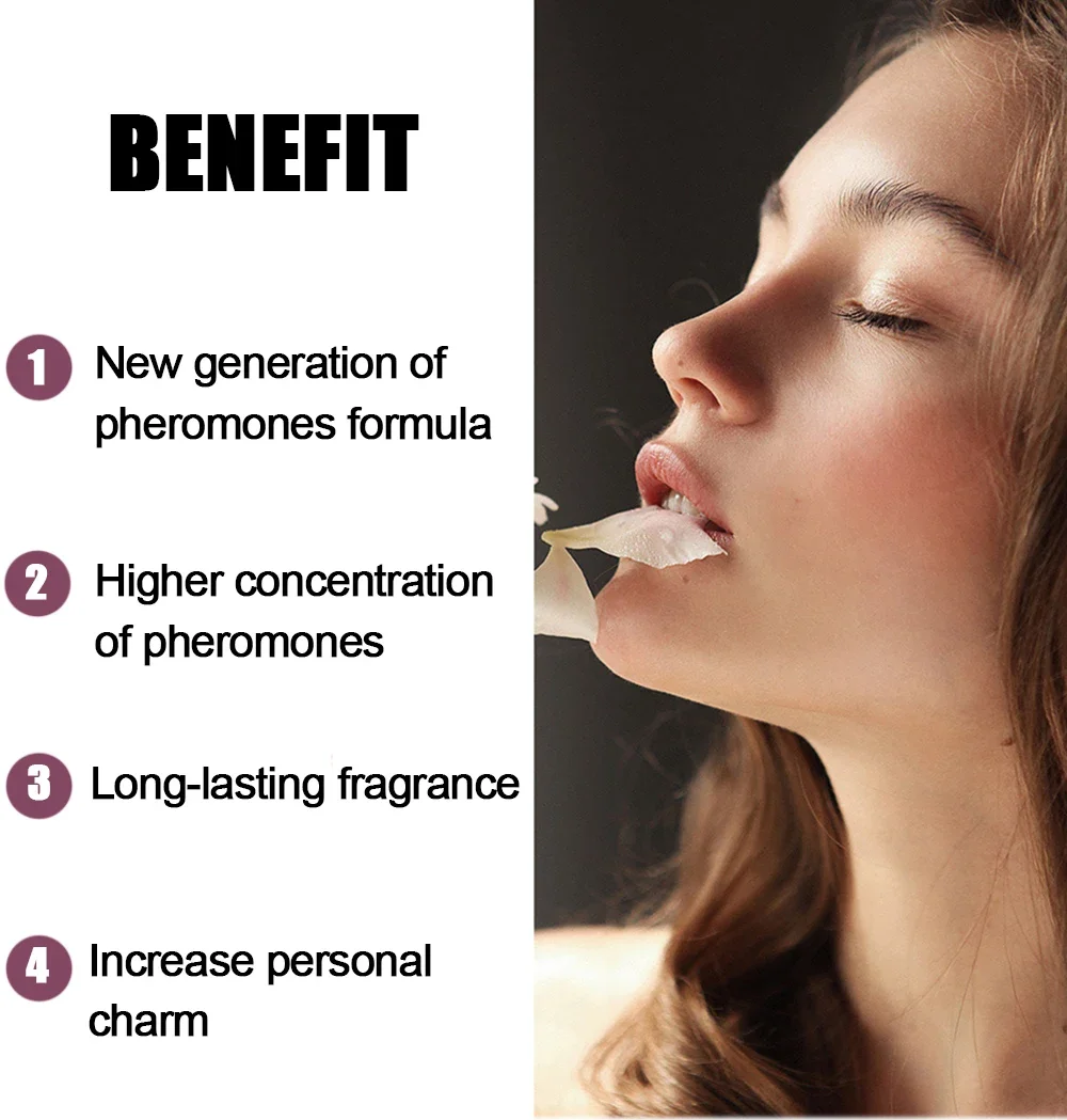 Perfume de feromônios duradouro para flertar sexual parceiro íntimo estimula flertar mulher encantador óleo de tentação final