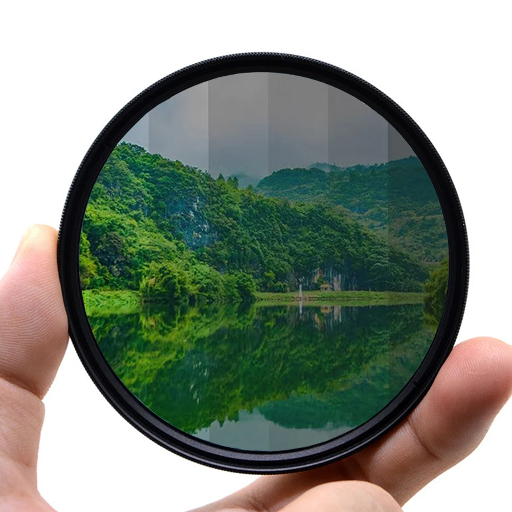 Variable ND Filter for Camera Adjustable Neutral Density Lens Filter (ND2-ND400) - 37 40.5 43 46 49 52 55 58 62 67 72 77 82 mm