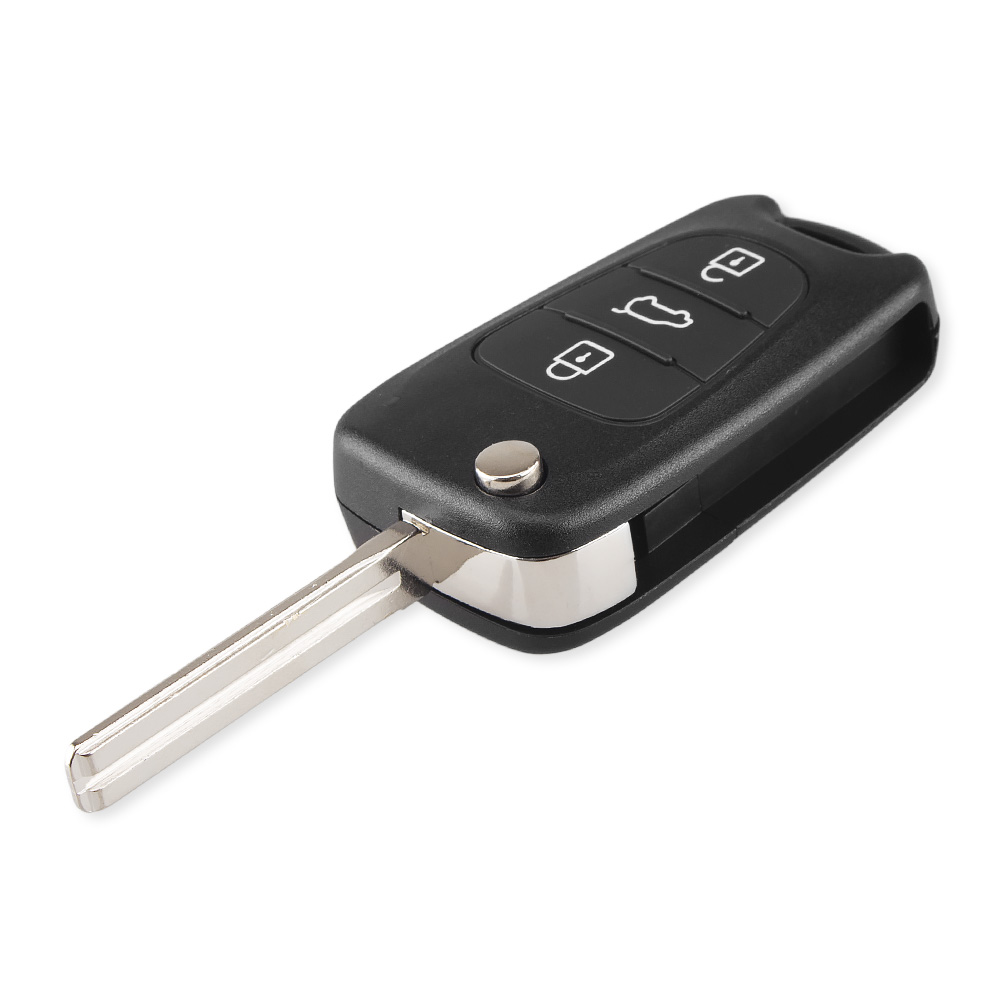 KEYYOU para Kia K2 K5 Rio 3 Ceed Sorento Sportage 3 BT funda con tapa para llave de coche remota para Hyundai Solaris Accent Avante I30 IX35