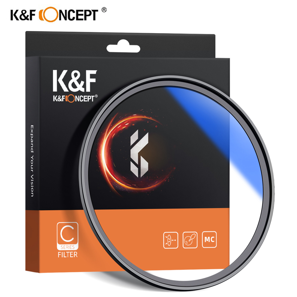 K & F Concept MC UV Ống Kính Siêu Mỏng Quang Học Với Nhiều Phủ Bảo Vệ HD 37/40.5/43/46/49/52/55/58/62/67/72/77/82Mm