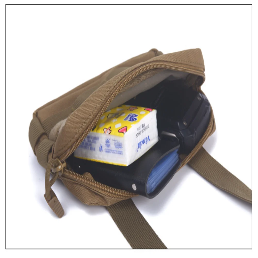 MOLLE-男性用の戦術的なEDCバッグ,ウエストバッグ,電話ポーチ,キャンプ,狩猟アクセサリー,ベルト,医療,応急処置ポーチ