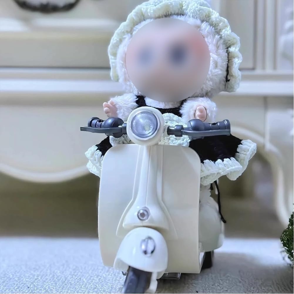 Poupée Mini moto électrique jouet pour enfants pour moteur de jouet labubu pour poupée (sans poupée)