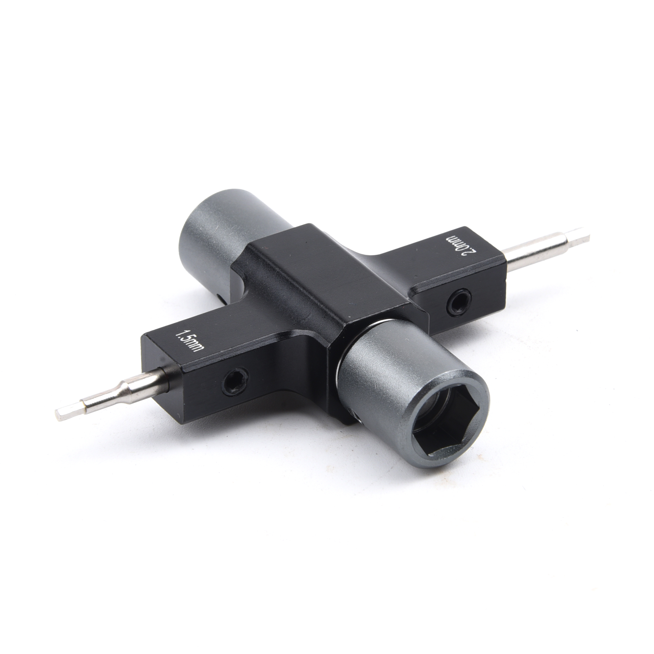 M5 Schraube Mutter Schlüssel mit Integrierte Einweg 1,5mm/2,0mm Lager Werkzeug Schraubendreher Release Propeller Motor für RC FPV Racing Drone