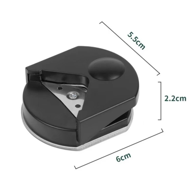 4mm Radius Corner Rounder Punch Paper Corner Rounder Paper Hole Cutter for Photo Paper,Black