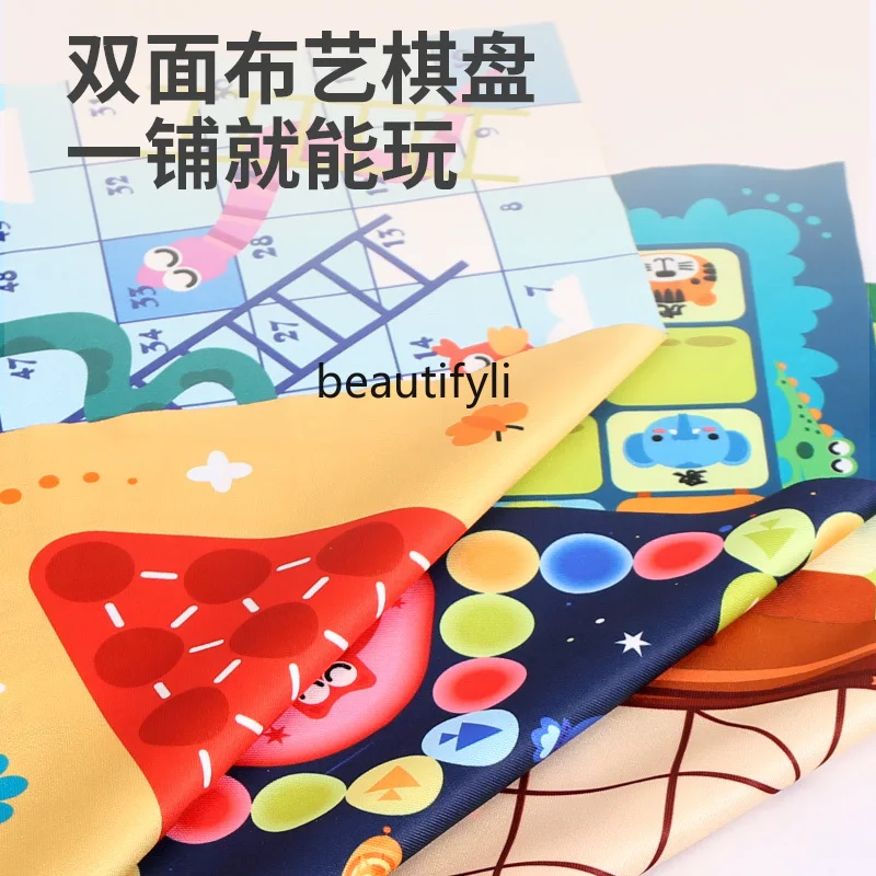 子供のためのポータブル無垢材チェスピース、ミニオークのチェス盤、小学校、2 in 1