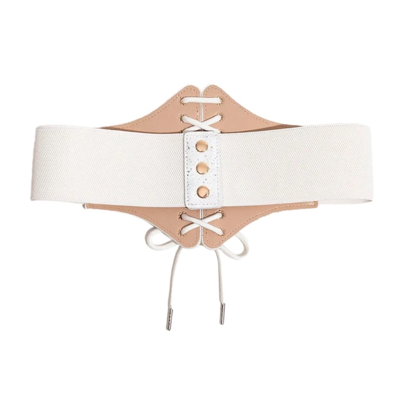 Damen-Schlankheitskorsett, elastischer breiter Taillengürtel mit Sternmuster, Damen-Bankett-Kleiderhemd-Korsett mit Seil