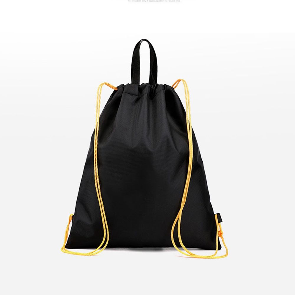ไนลอนกันน้ำกลางแจ้งกันน้ำกีฬากระเป๋าหูรูดกีฬา Drawstring สองกระเป๋าเป้น้ำหนักเบา