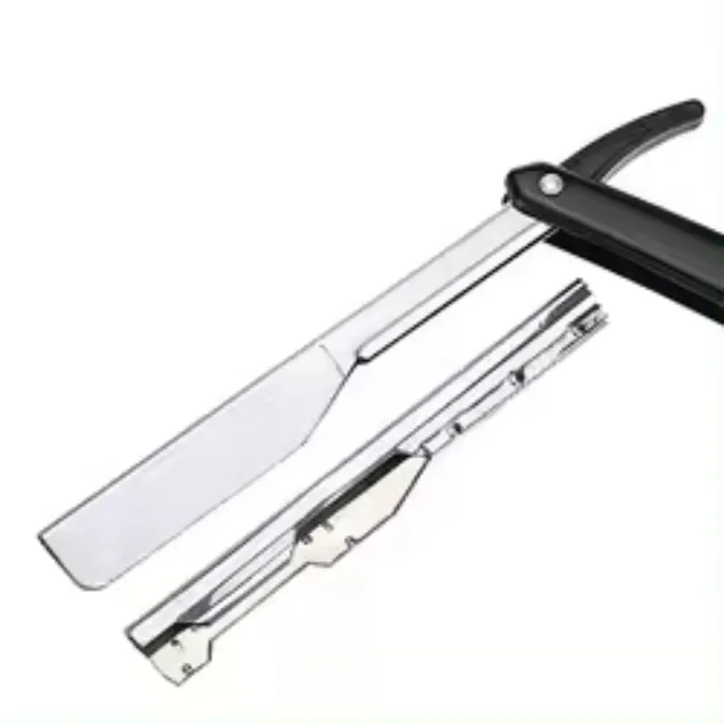 2 Colors Professional Manual Shaver Straight Edge Stainless Steel Sharp Barber Razor Shaving Beard Cutter Shaving Scabbard