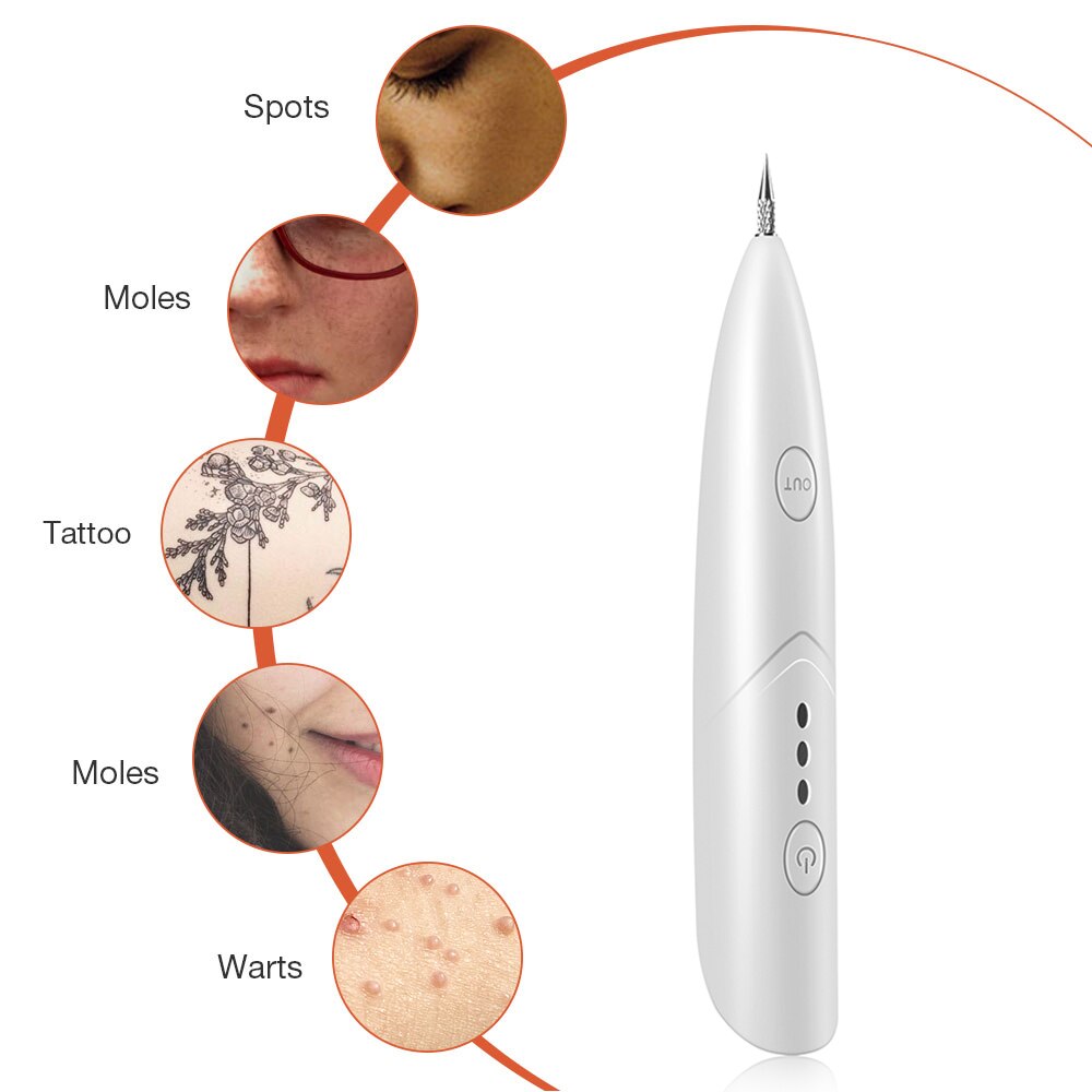 Sprzedaż Plasma Salon Pen Black Dots Vacuum Cleaner Laser Freckle Removal Machine Skin Mole Dark Spot Face Wart Tag Tattoo Remover