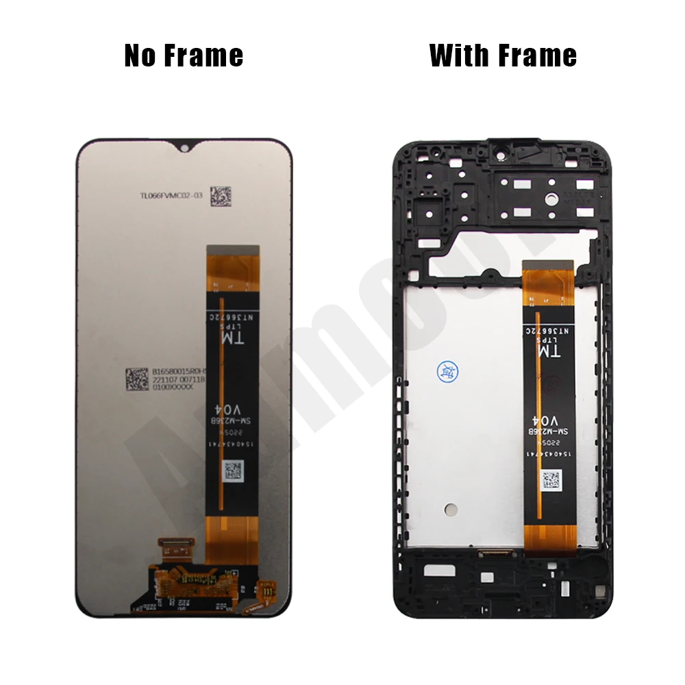 for SAMSUNG A13 AAA+ IPS LCD Display Touch Screen Digiziter Assembly pantalla For Samung A135 With Frame LCD Display