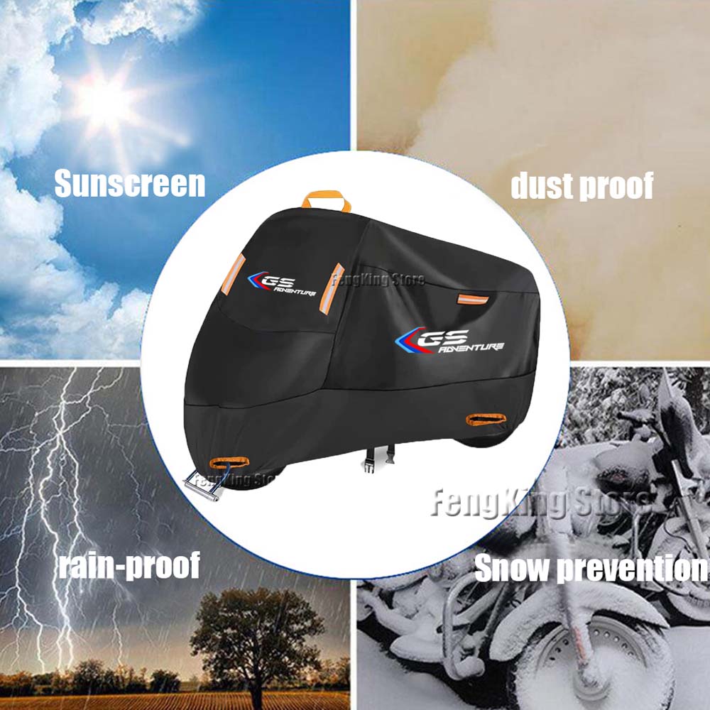 Cubierta de motocicleta protección UV a prueba de polvo al aire libre cubierta impermeable de motocicleta para BMW R1250gs R 1200 GS LC Adv R 1250 GS ADV