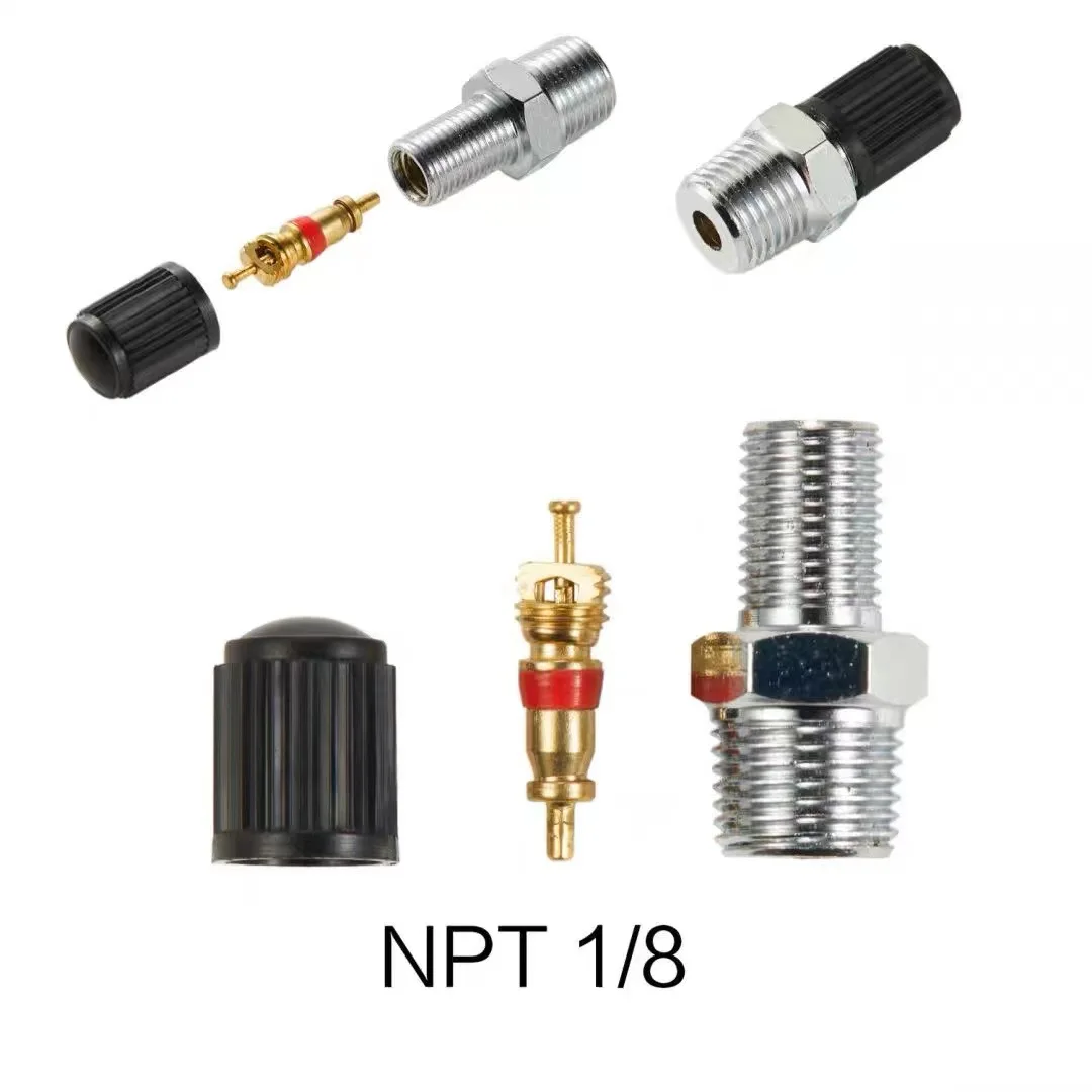 Válvula de llenado del tanque del compresor de aire NPT Schrader Válvula de llenado del tanque de latón Tanque Schrader 1/4 NPT 1/8NPT Válvula de cobre