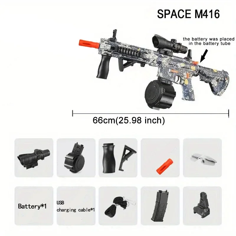 Speelgoedgel Waterbal Blaster M4 Gun, Play Ball Gun