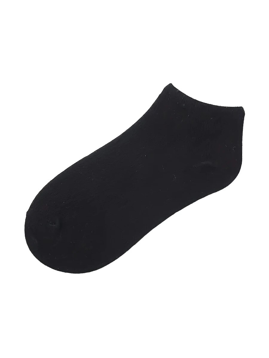 10 Paar Herren-Bootssocken aus Polyester, neuer Stil, Schwarz, Weiß, Grau, Business-Männerstrümpfe, weich, atmungsaktiv, Sommer für Männer