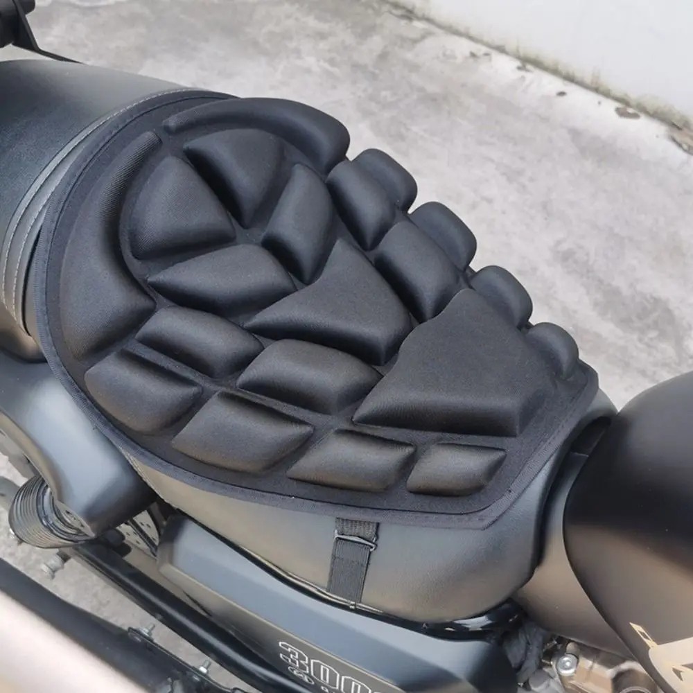 Universal Motorrad Kissen Pad Abdeckung Motorrad 3D Komfort Sitzkissen Anti Rutsch Stoßdämpfung Sitz