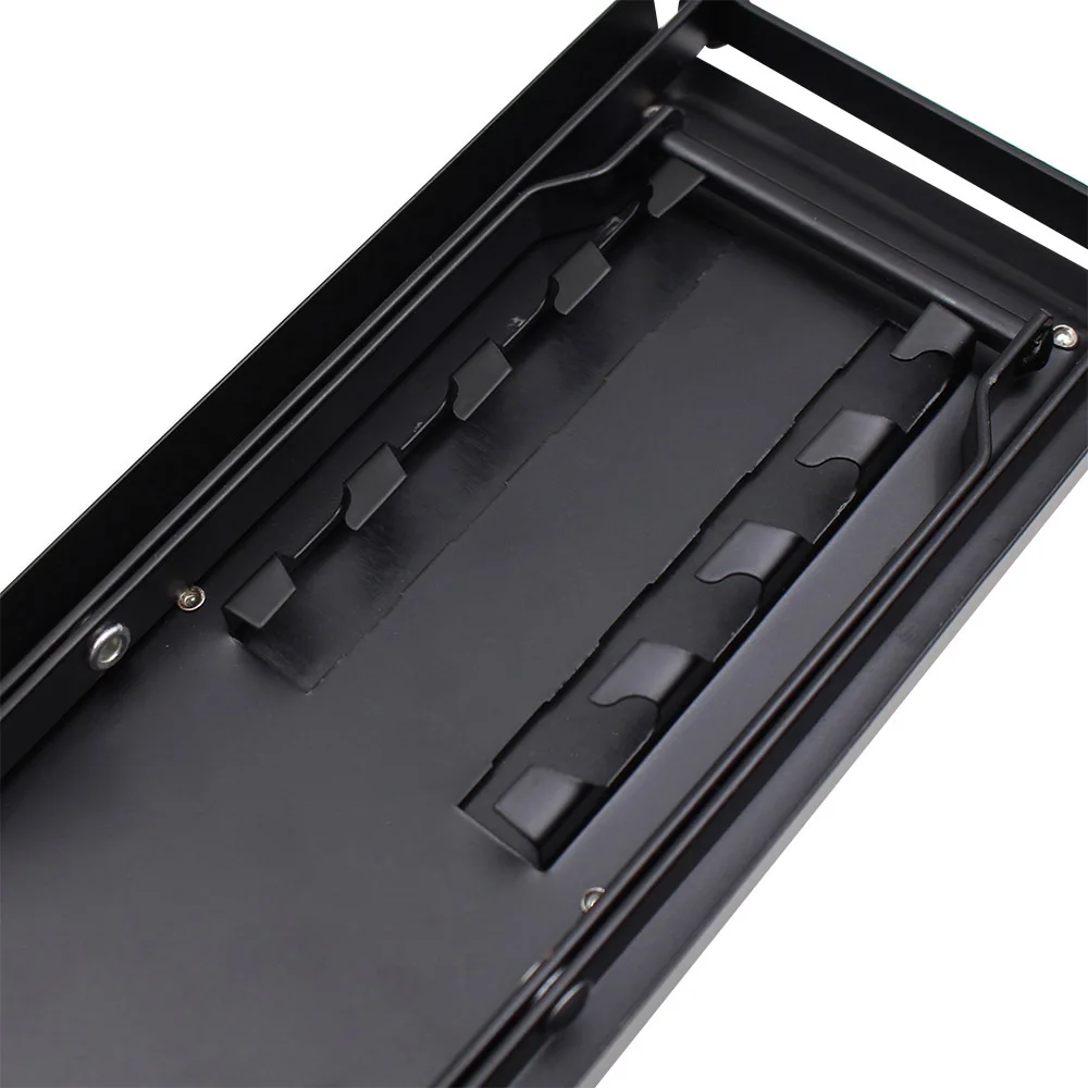 Adjustable Guitar Footrest Pedal Foldable Metal Footboard with Non-Slip Pads Height Customizable Guitar Accessories & Parts