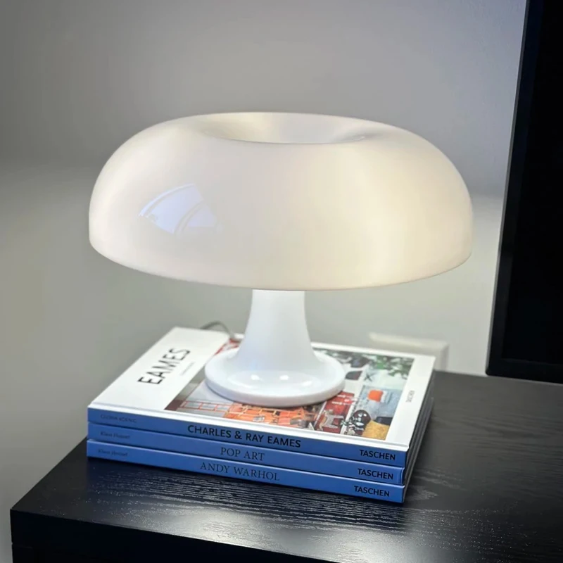 Lampa Stołowa LED Grzyb do Hotelu Sypialni Nocnej Salonu Dekoracyjne Oświetlenie Nowoczesne Minimalistyczne Lampki Biurkowe