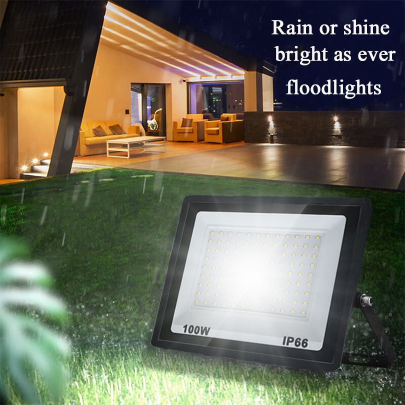 LED Flutlicht 50W 100W 150W AC110V AC220V Led reflektor IP66 Wasserdichte Outdoor Flutlicht Scheinwerfer LED garten lichter